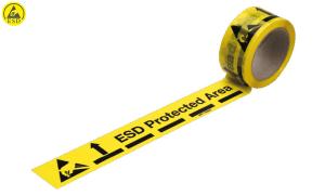 China High Adhesive PVC Antistatic ESD Protected Area Warning Tape wholesale