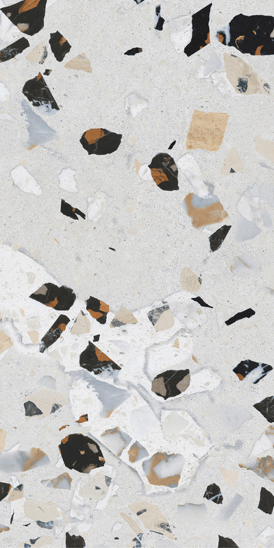 Elegant Terrazzo Matt Porcelain Glazed Tiles Bedroom 60x120cm Floor Tile For Decoration 2 Designs