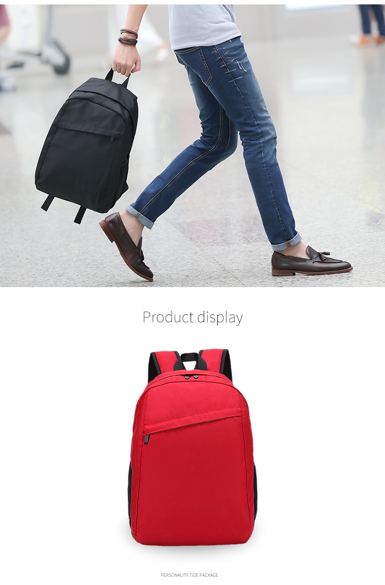 Custom logo fashion middle school students waterproof backpack for kid school bag