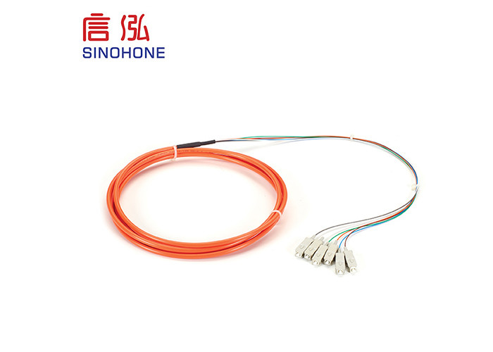LC Fiber Optic Patch Cord Lucent Connector Custom Color For Gigabit Ethernet