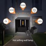 Popular Outdoor Solar Wall Light for Exterior Wall Waterproof 4W/6W/8W/10W CRI