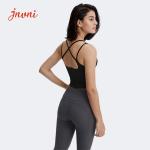 Factory Of Yoga Sports Bra Sports Bra Criss Cross Back Strappy Yoga Bra Top With