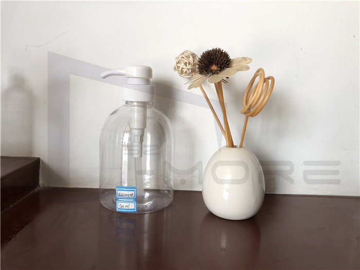 Non Spill Hotstamp 500ml Refillable Pump Bottles