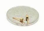 Nail Head Glass To Metal Seal Hermetic Connectors DC Feedthroughs 0.5mm Pin