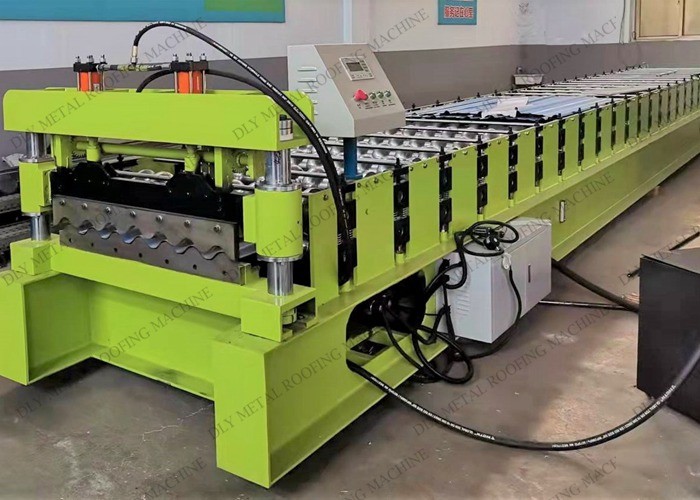 PLC Corrugated Roofing Machine 1250mm Fully Automatic Roll Forming Machine