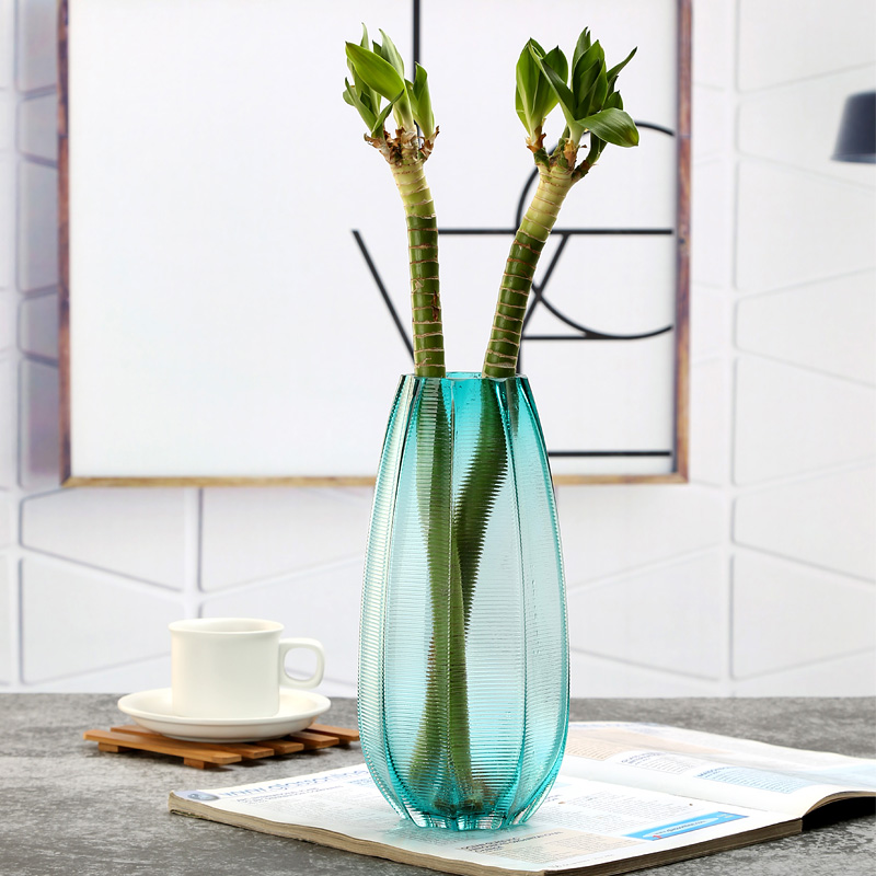 Wholesale Colorful Glass Flower Vase for Home Decoration