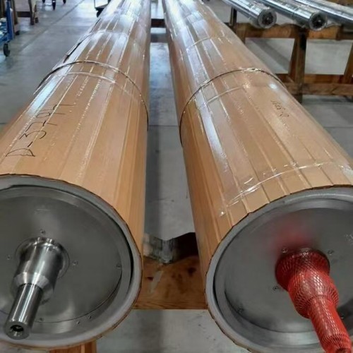 Quality Synthetic Rubber Coated Rubber Rollers For Functional Film Manufacturing for sale
