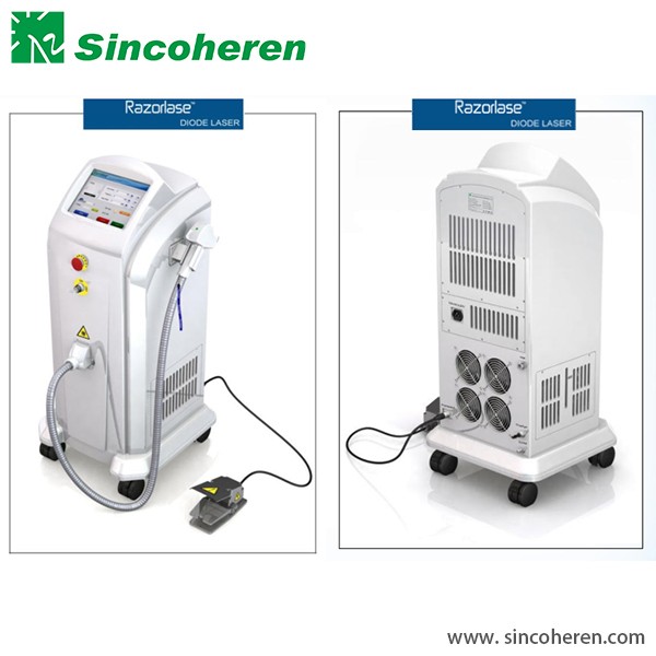 FDA and Medical CE approved Professional 808 diode laser permanently hair removal machine