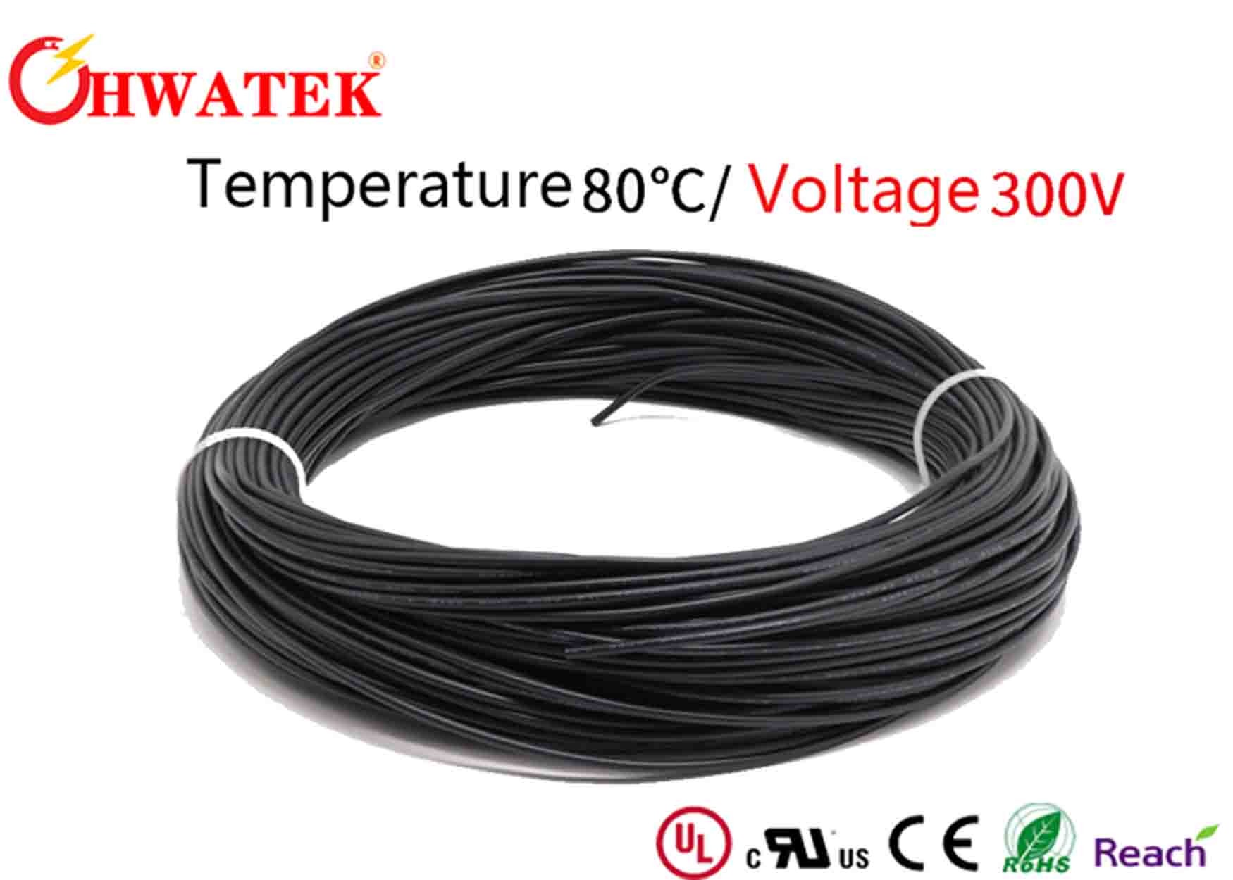 PVC Insulation UL1007 300V 80℃ Single Conductor Cable