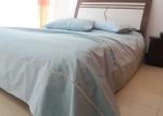 Linen Cotton Pure Luxury Sheet Sets 3 Pcs Twin / Queen / King Size For Home