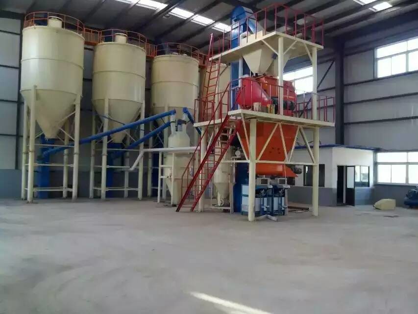 Economy Dry Mortar Production Line Capacity 5T-10T With Packing 5t/H Mix Plant