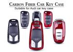 Smart Remote Wear Resistant Audi Carbon Fiber Key Cover
