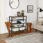 Large Shoe Organizer, 5-tier Shoe Rack for Sale, Industrial Shoe Rack, Shoe Rack
