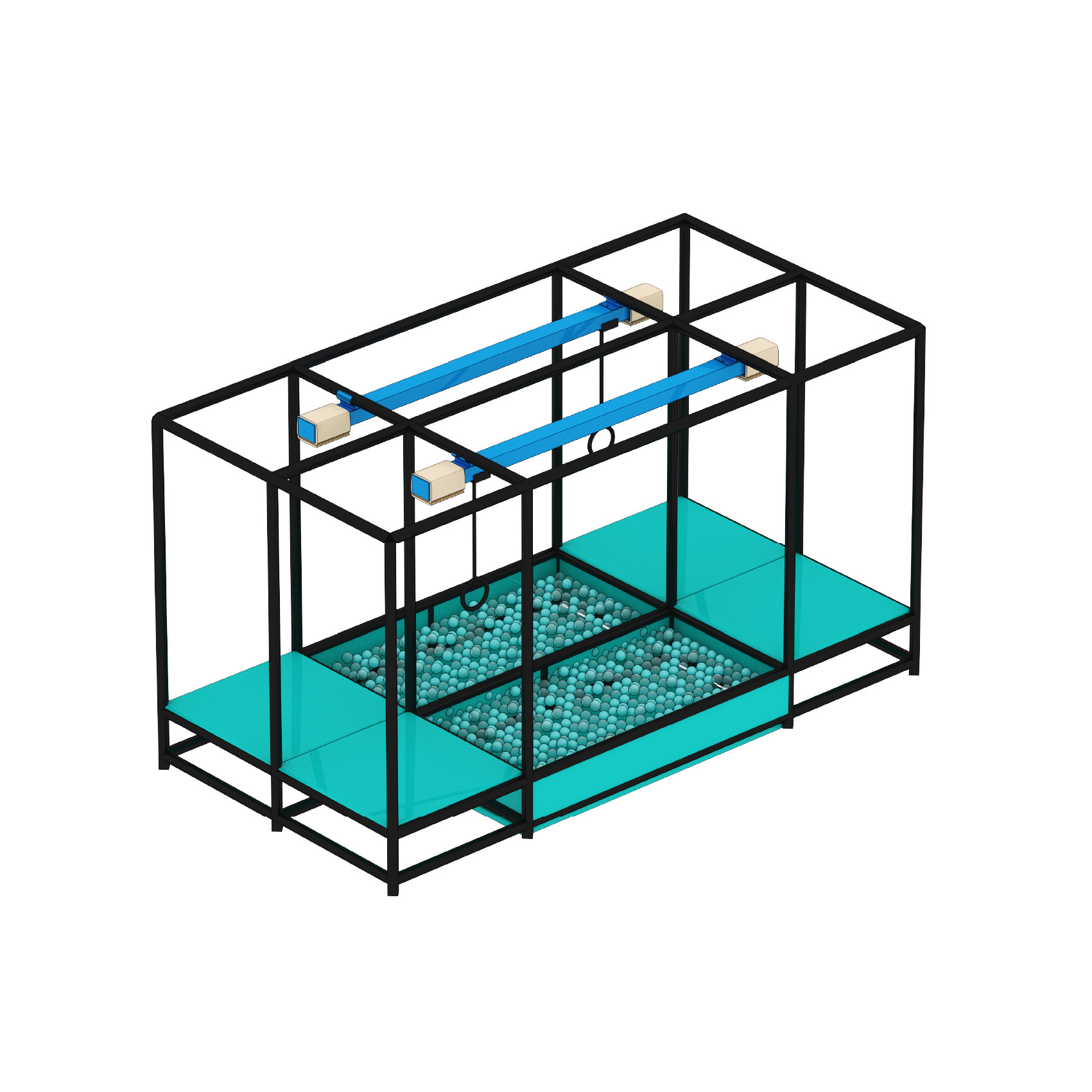 Custom Adventure Park Junior Ninja Course Indoor Playground Equipment
