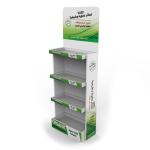 Floor Standing Wooden Drug Display Unit For Retail Stores Display Rack