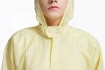 ESD Lint Free Garments Unisex Dustproof Antistatic Clean Room Suit