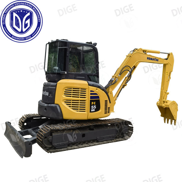 Komatsu PC55 excavator with excellent power durability and high efficiency Japanese Komatsu 5.5ton PC55 small excavator