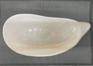 China White Melamine Dinnerware Trumpet - Shell - Shape Dish Length 25cm Weight 405g wholesale