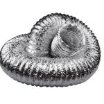 100Mu 25MM Aluminium Foil Flexible Duct For Ventilation