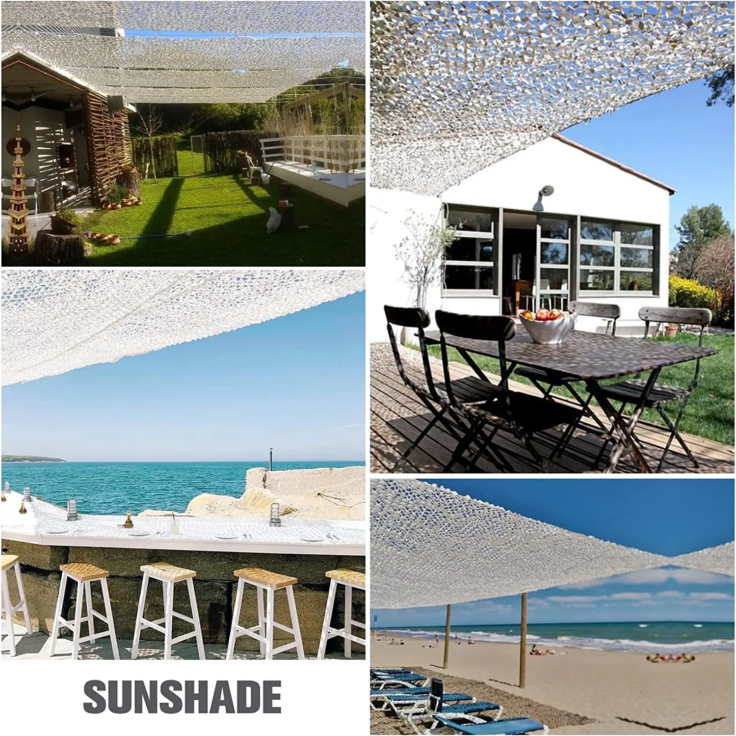 Waterproof Military Camouflage Net Sports Entertainment Anti-Uv Sun Shade
