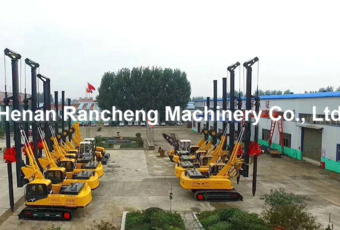 Crawler Mounted Rotary Drilling Equipment 190KW Engine Power 60m Piling Depth