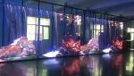 Shop Mall Advertising Indoor Transparent LED Screen Full Color Transparent LED