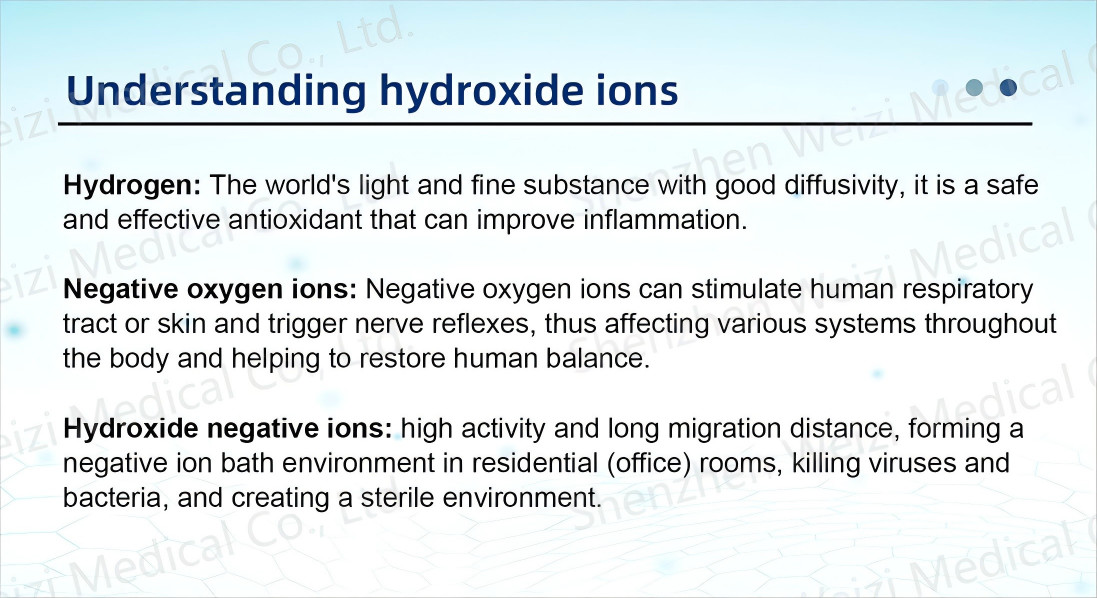 Hydrogen SPA Machine Promote Blood Circulation Hydrogen Bath For Body Relaxes WEIZI