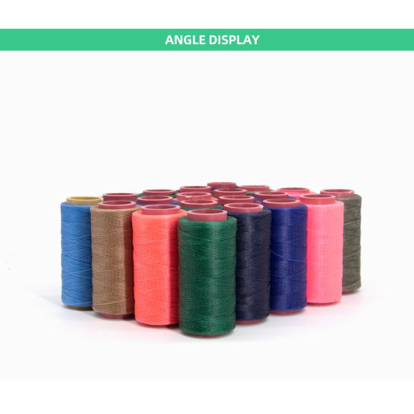 210D/16 High Tenacity 200M Flat Polyester Waxed Thread 1mm For Shoes Sewing Leather