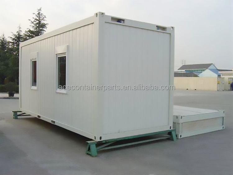 Customizable Flat Pack Prefabricated Container House with Optional Toilet and Shower for Office Building
