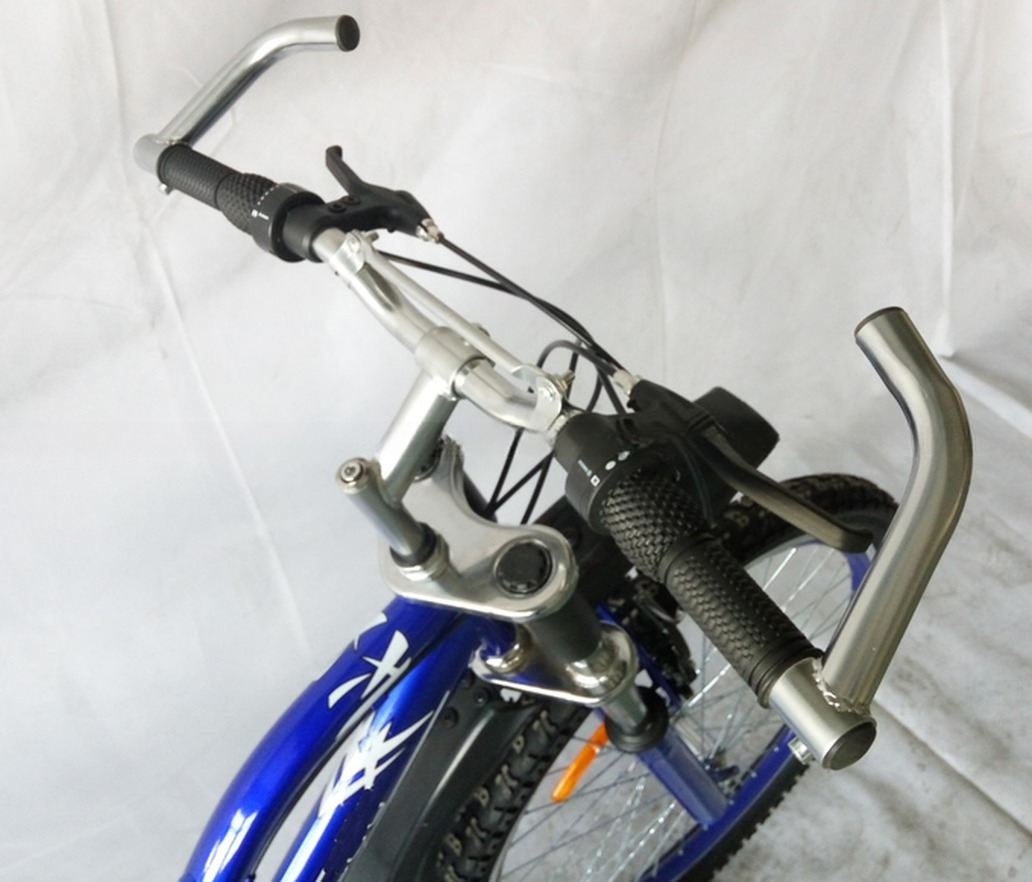 Chinese OEM 26-Inch Mountain Bike with 18 Speeds and Full Suspension Fork Gross Weight 17K