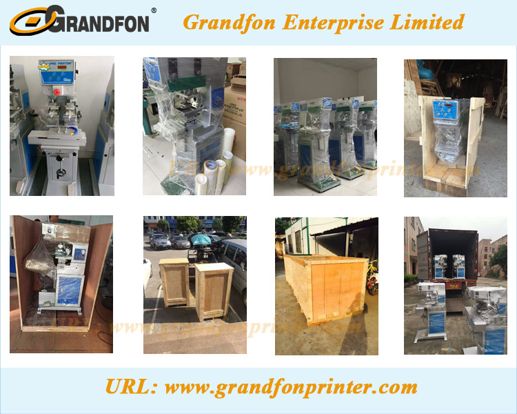 Automatic 4 color egg box pad printing machine with tank belt