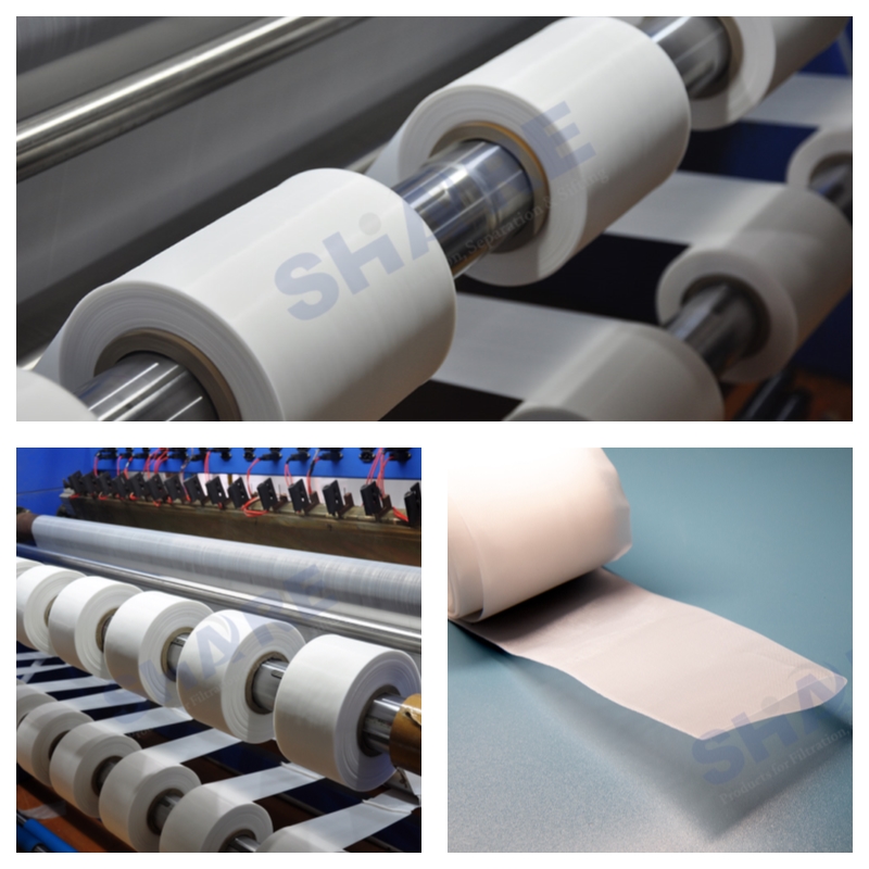 Multiple Layer Nylon Filter Mesh Ribbons Strips Belts Continuous Single Or Double Seam Tubular Ribbons