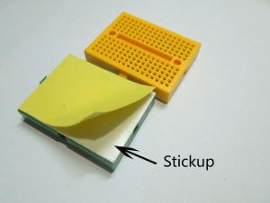 China Yellow Mini 170 Point Breadboard With Buckle wholesale