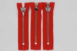 China H65 Brass Euro Teeth Metal Teeth Zipper 26 Inch Length Customized For Fr Clothing wholesale