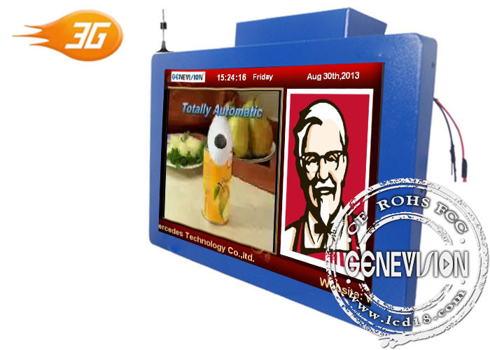 6V-36V DC 3G Digital Signage , 16.7M LCD Screen for Advertising display