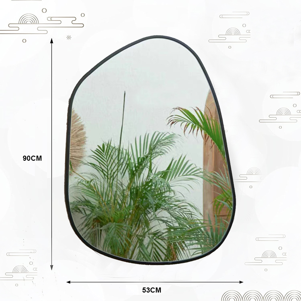 Contemporary Design Style Full Length Antique Wooden Frame Wall Mirror for Everyday