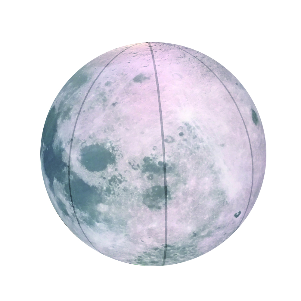 Multiple Galaxies Inflatable Helium Balloon Giant Large With LED