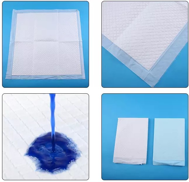 Hospital Medical Waterproof PE Film Adult Nursing Pad