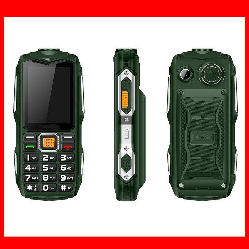 2.4inch Long standby Rugged Phones for old man military quality outdoor with POWER BANK Rugged Phone