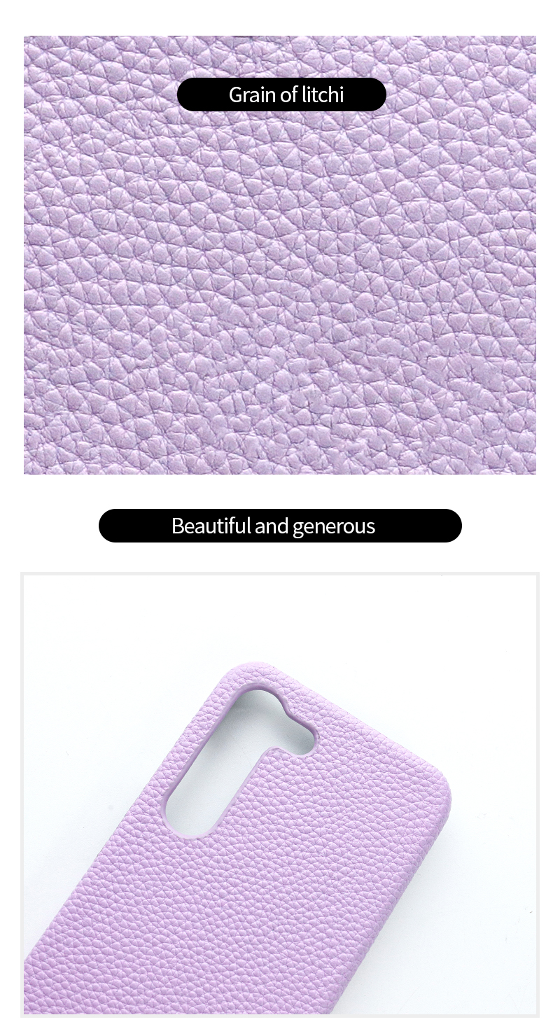 Custom Luxury Shockproof Genuine Leather Phone Case for Samsung Galaxy S23 Ultra 2023