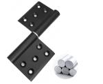 Detachable Slim Aluminum Glass Door Hinge For Lift Off Flag Type Metal Doors
