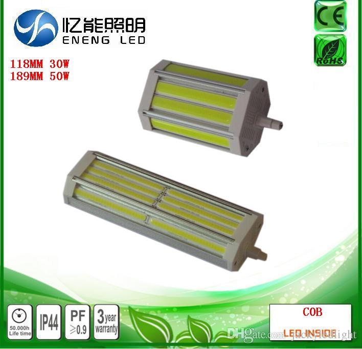 high power J118mm led cob R7S 30W Dimmable led r7s light 220degree anglereplace halogen lamp AC85-265V