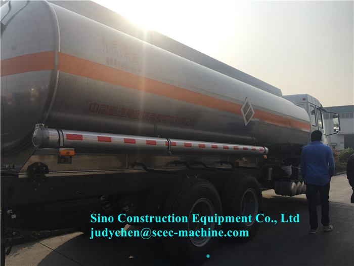 25000L Liquid Tanker Truck Fuel Diesel Tank Truck ZZ1257S5247A 371hp Euro III