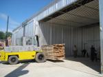 Waterproof Wood Drying Kiln Kits , Drying Hardwood Lumber Lifting Sliding Door