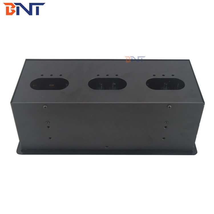 Cable management UK power desktop power brush socket for conference table