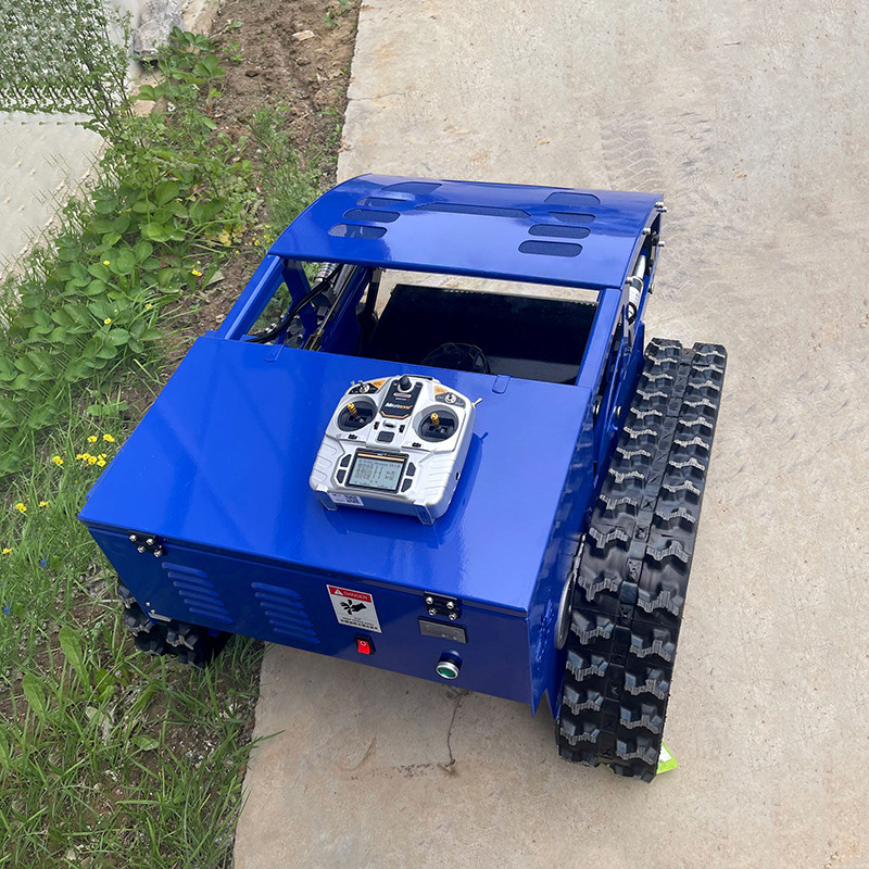 Adjustable Height Battery Powered Automatic Lawn Mower Robotic Remote Control Mower