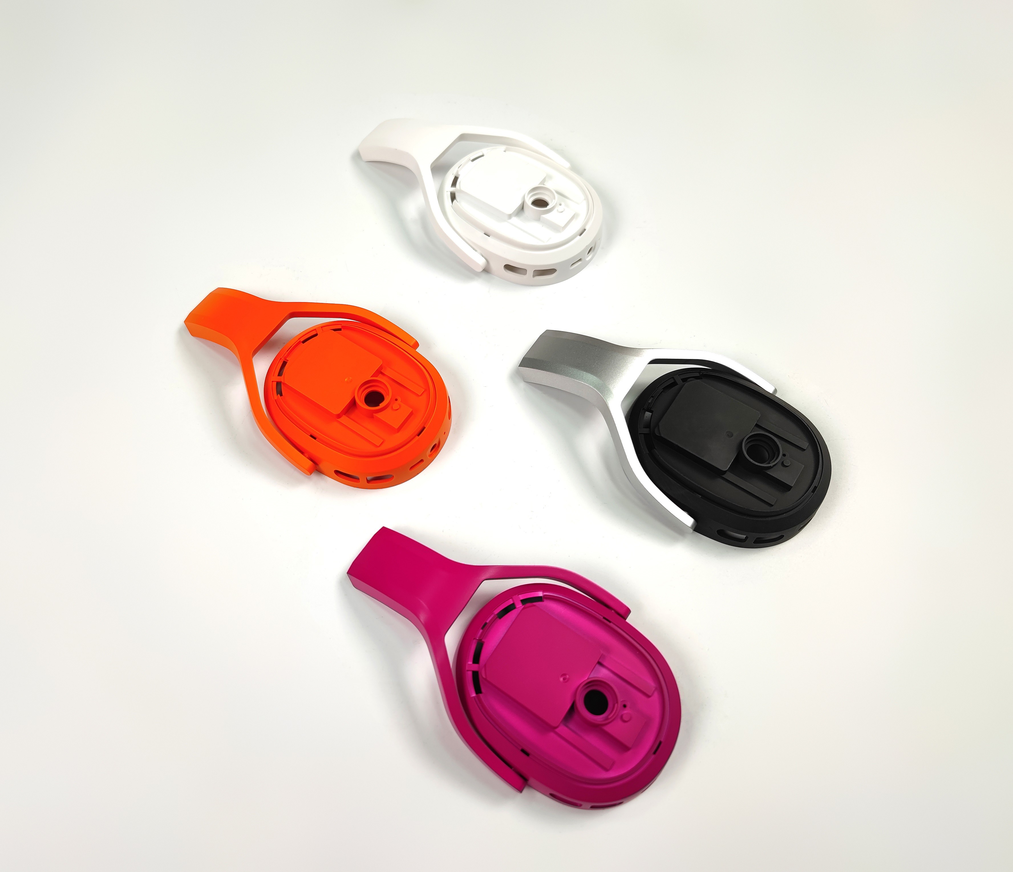 Injection Molded PC ABS Transfer Printing Earphone Injection Accessories Shell Plastic Parts