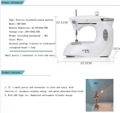 Portable Eyelet Tailor Commercial Embroidery Sewing Machine Prices for Dubai Market