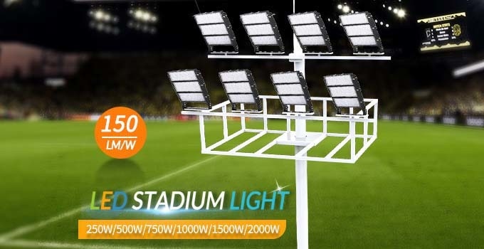 Wide Beam Angle Sports Flood Lights 2000W Football Pitch Lighting For Field