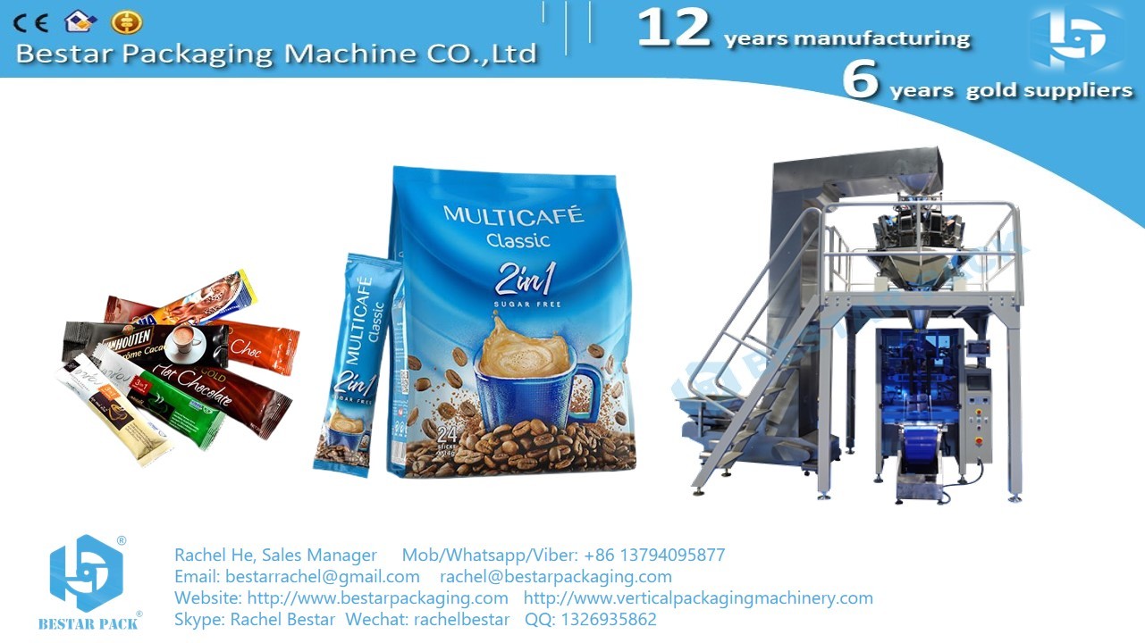 Automatic packaging machine with 12 heads scale counting and weighing both functions BSTV-450AZ
